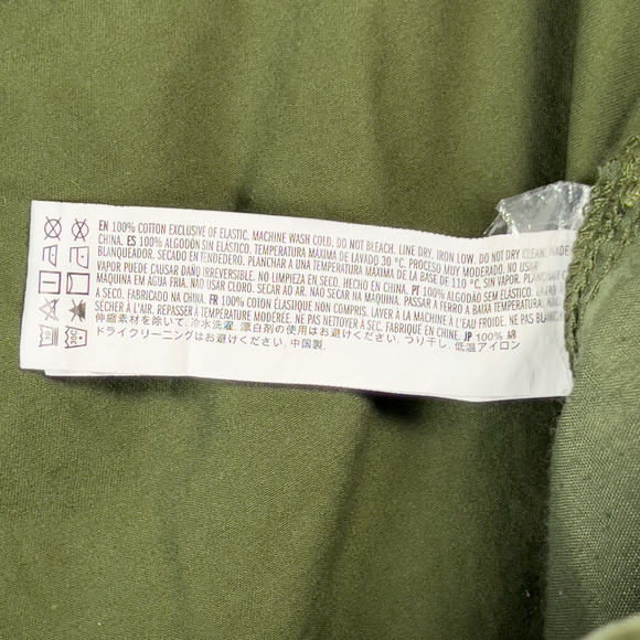 Forever 21 Cargo Maxi Skirt Green Cyber Grunge Indie Sleaze Punk Y2K Size XS - Picture 6 of 6